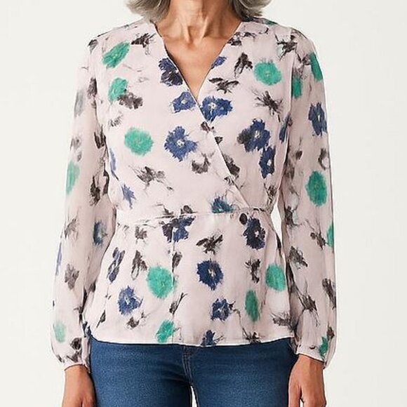 Ann Taylor Tops - Ann Taylor Wrap Top Size Medium